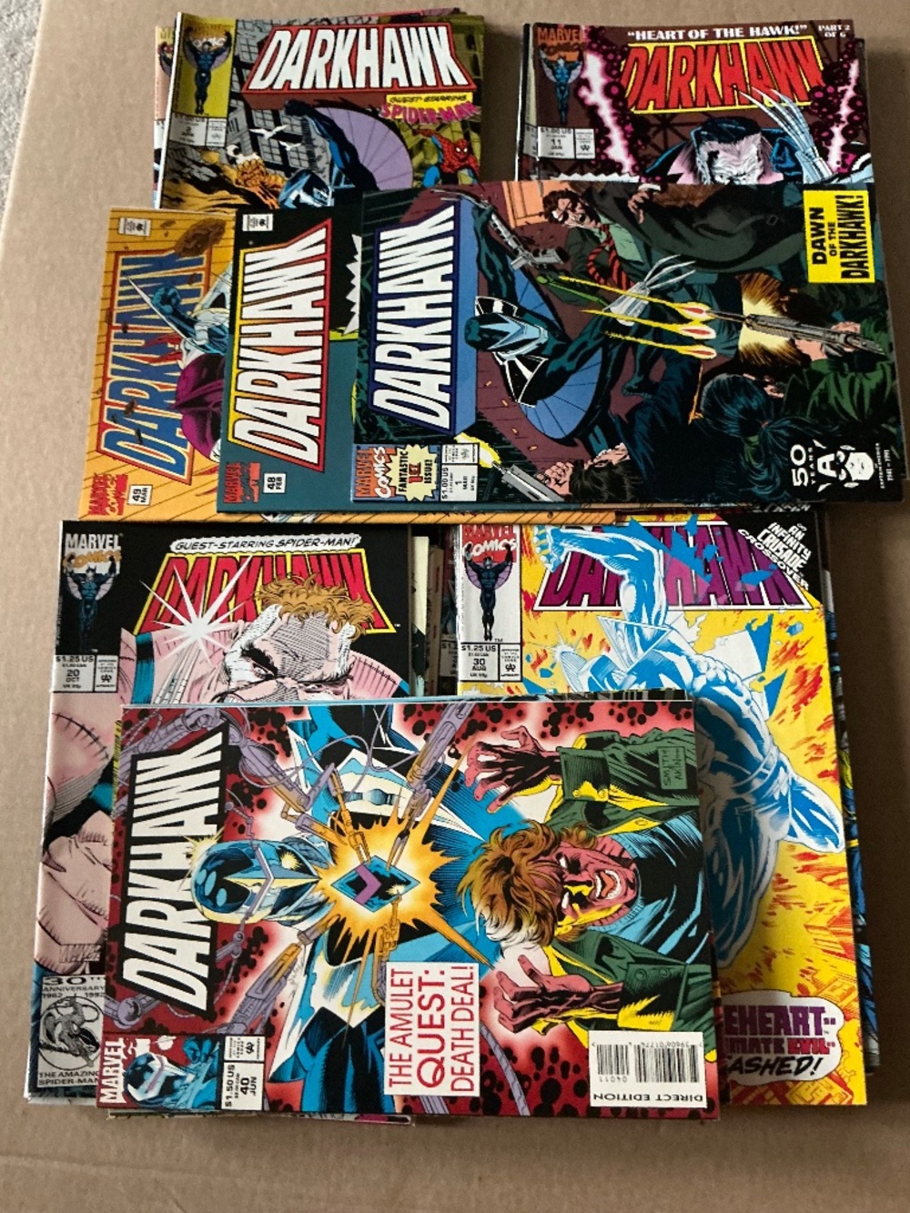 Marvel Darkhawk Lot: Issues 1-45 (Missing 6,8,21,28) + 48, 49 & Annuals 1-2